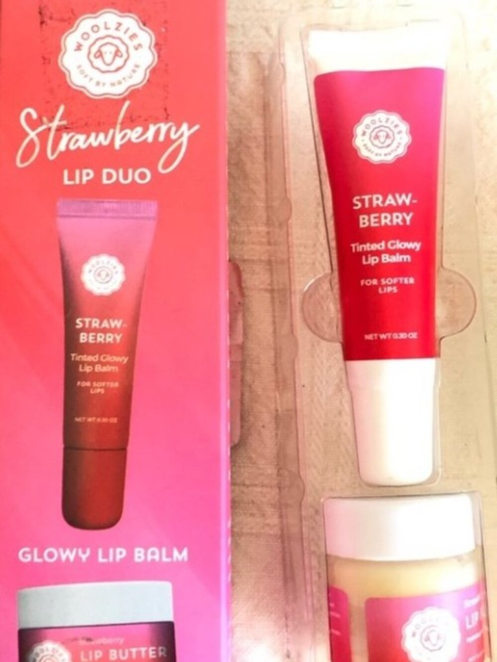 Woolzies Strawberry Lip Duo